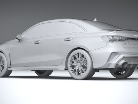Audi RS3 Sedan 2025 3D मॉडल
