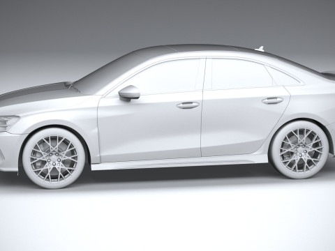 Audi RS3 Sedan 2025 3D मॉडल
