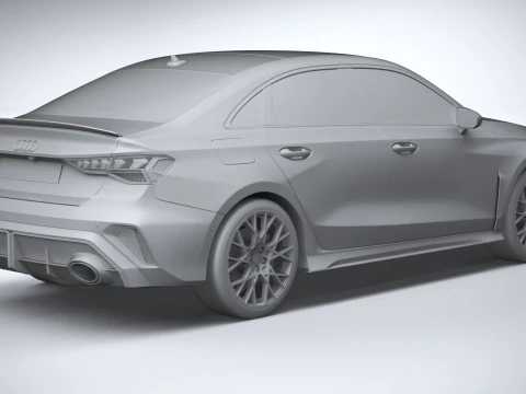Audi RS3 Sedan 2025 3D Model