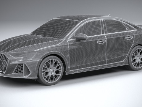 Audi RS3 Sedan 2025 3D मॉडल