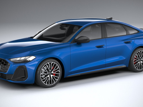 Audi S5 Sedan 2025 3D मॉडल