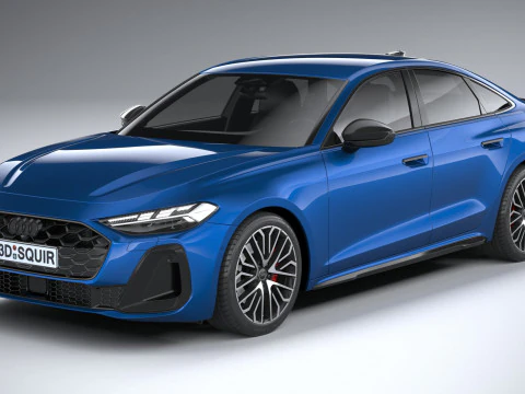 Audi S5 Sedan 2025 3D Model