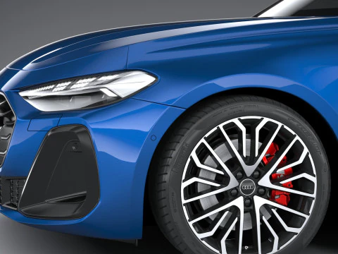 Audi S5 Sedan 2025 3D Model