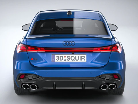 Audi S5 Sedan 2025 3D Model
