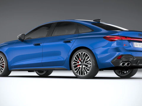 Audi S5 Sedan 2025 3D Model