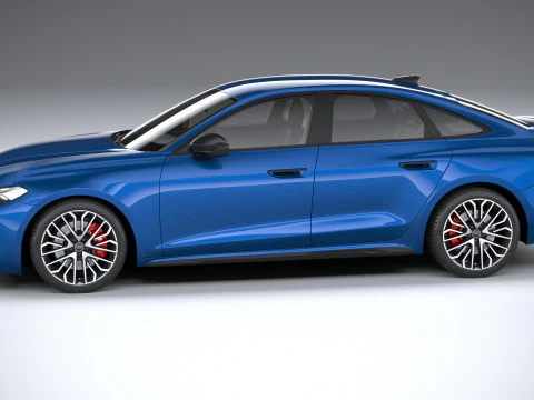 Audi S5 Sedan 2025 3D Model