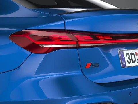 Audi S5 Sedan 2025 3D Model