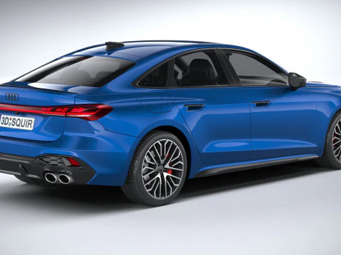 Audi S5 Sedan 2025 3D Model