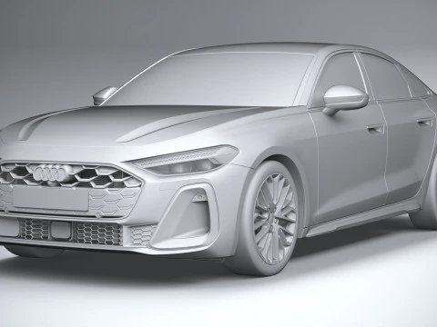 Audi S5 Sedan 2025 3D Model