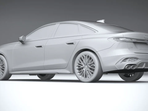 Audi S5 Sedan 2025 3D Model