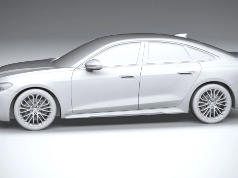 Audi S5 Sedan 2025 3D Model