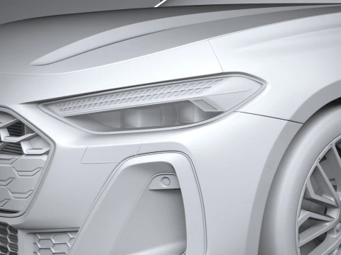 Audi S5 Sedan 2025 3D Model