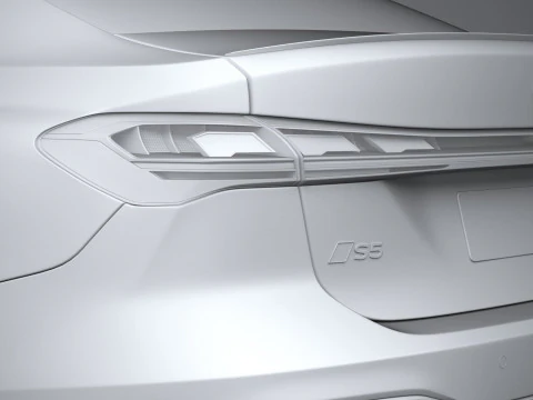 Audi S5 Sedan 2025 3D Model