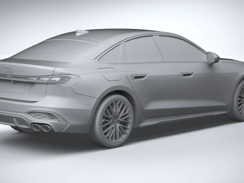 Audi S5 Sedan 2025 3D Model