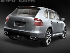 Porsche Cayenne S 2008 3D 模型