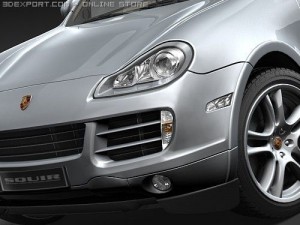 Porsche Cayenne S 2008 3D 模型