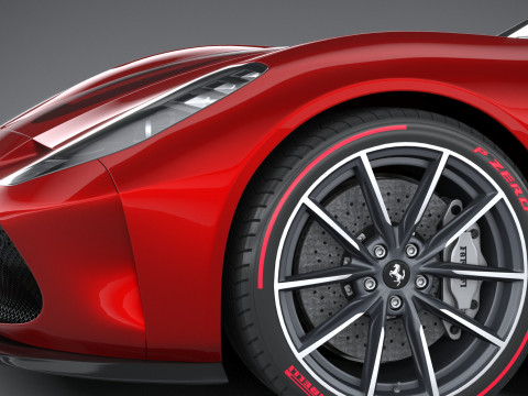 Ferrari Omologata 2020 Model 3D