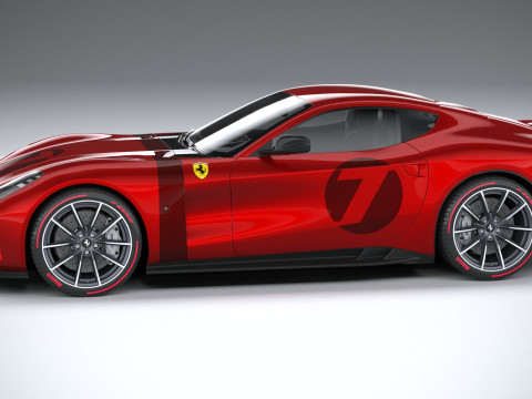 Ferrari Omologata 2020 Model 3D