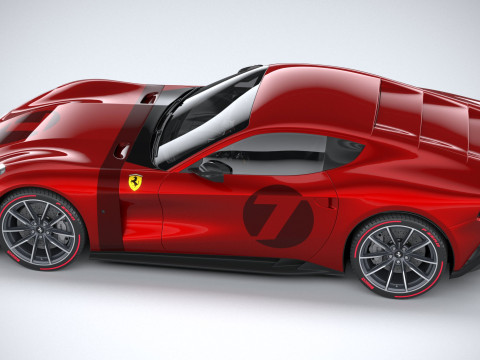 Ferrari Omologata 2020 Model 3D