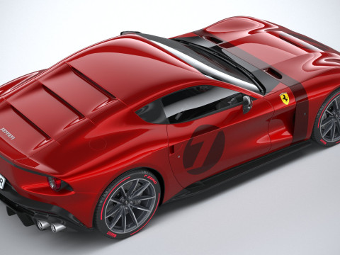 Ferrari Omologata 2020 Model 3D