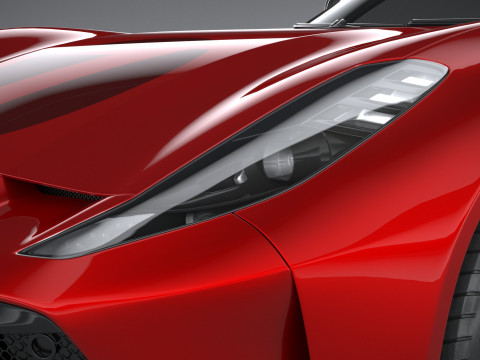 Ferrari Omologata 2020 Model 3D