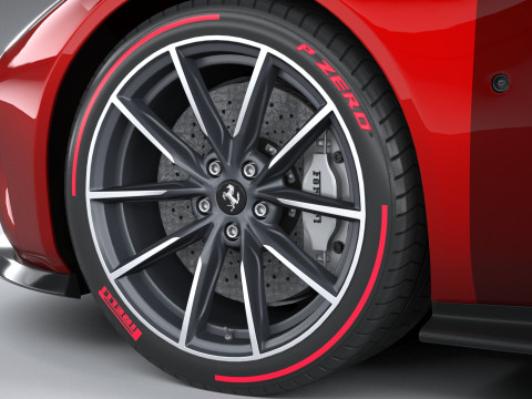 Ferrari Omologata 2020 Model 3D