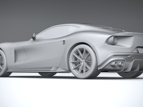 Ferrari Omologata 2020 Model 3D