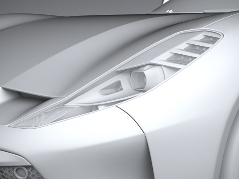 Ferrari Omologata 2020 Model 3D