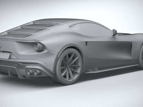 Ferrari Omologata 2020 Model 3D