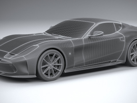 Ferrari Omologata 2020 Model 3D