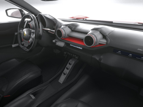 Ferrari Omologata 2020 LowPoly Modelo 3D