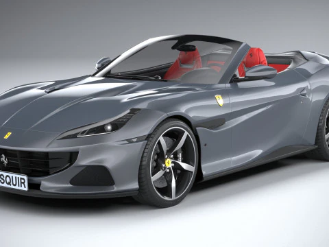 Ferrari Portofino M 2021 3D Model