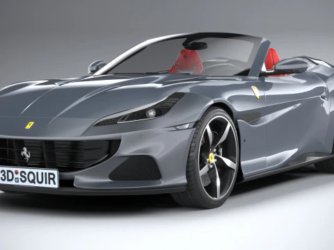 Ferrari Portofino M 2021 3D Model