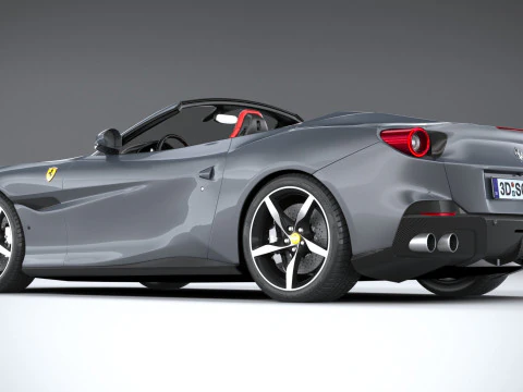 Ferrari Portofino M 2021 3D Model
