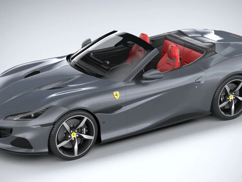 Ferrari Portofino M 2021 3D Model