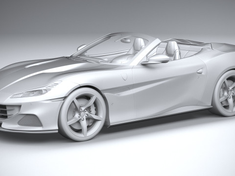 Ferrari Portofino M 2021 Modèle 3D