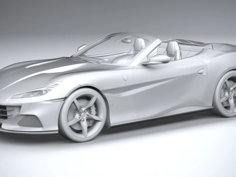 Ferrari Portofino M 2021 3D Model