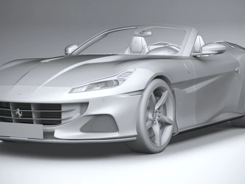 Ferrari Portofino M 2021 3D Model