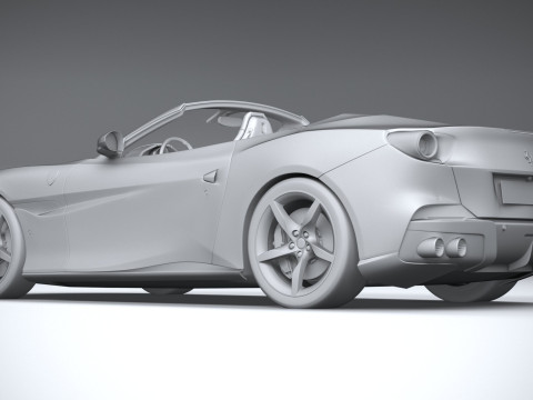 Ferrari Portofino M 2021 Modèle 3D