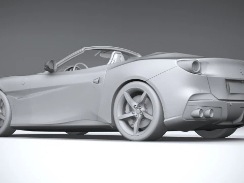 Ferrari Portofino M 2021 3D Model
