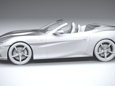 Ferrari Portofino M 2021 Modèle 3D