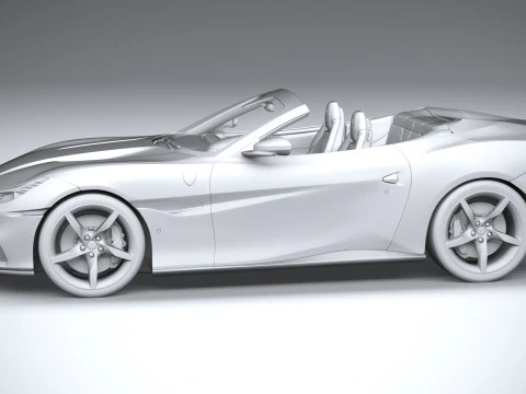 Ferrari Portofino M 2021 3D Model