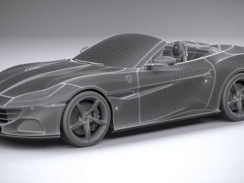 Ferrari Portofino M 2021 Modèle 3D