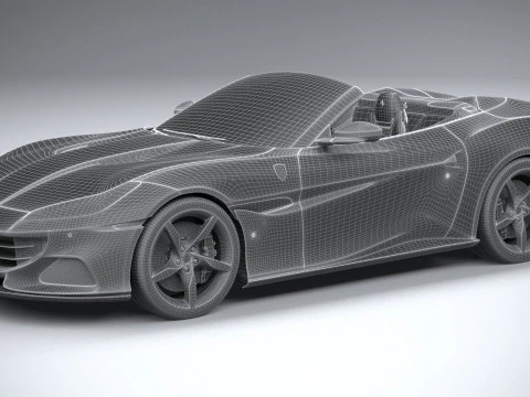 Ferrari Portofino M 2021 3D Model