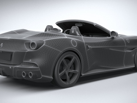Ferrari Portofino M 2021 Modèle 3D