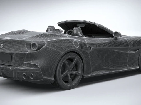 Ferrari Portofino M 2021 3D Model