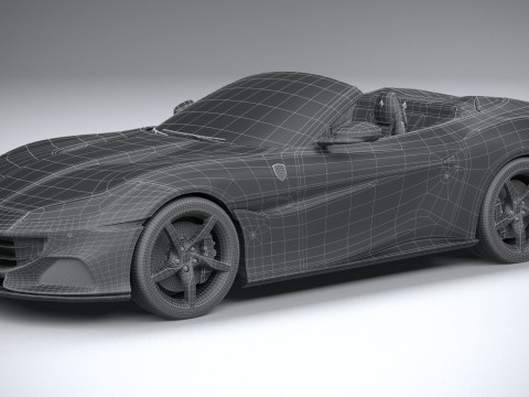 Ferrari Portofino M 2021 Modèle 3D