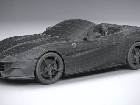 Ferrari Portofino M 2021 3D Model