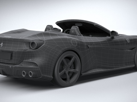 Ferrari Portofino M 2021 Modèle 3D