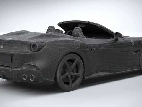 Ferrari Portofino M 2021 3D Model